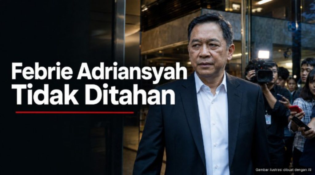 Febrie Adriansyah tidak ditahan