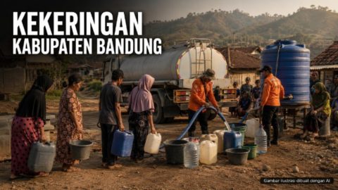 Kekeringan Kabupaten Bandung Ancam 27 Kecamatan, Toren Air hingga Pompa Disiagakan