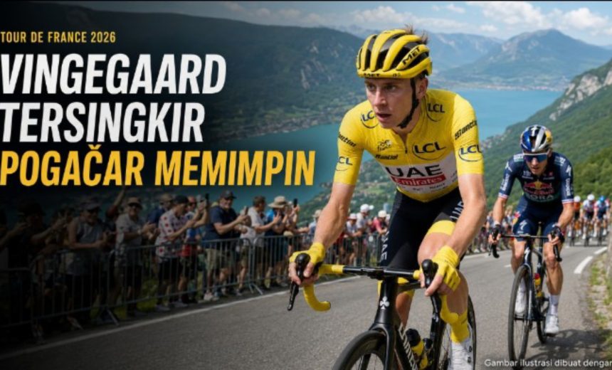 Tour de France 2026: Vingegaard Tersingkir, Pogačar di Atas Angin