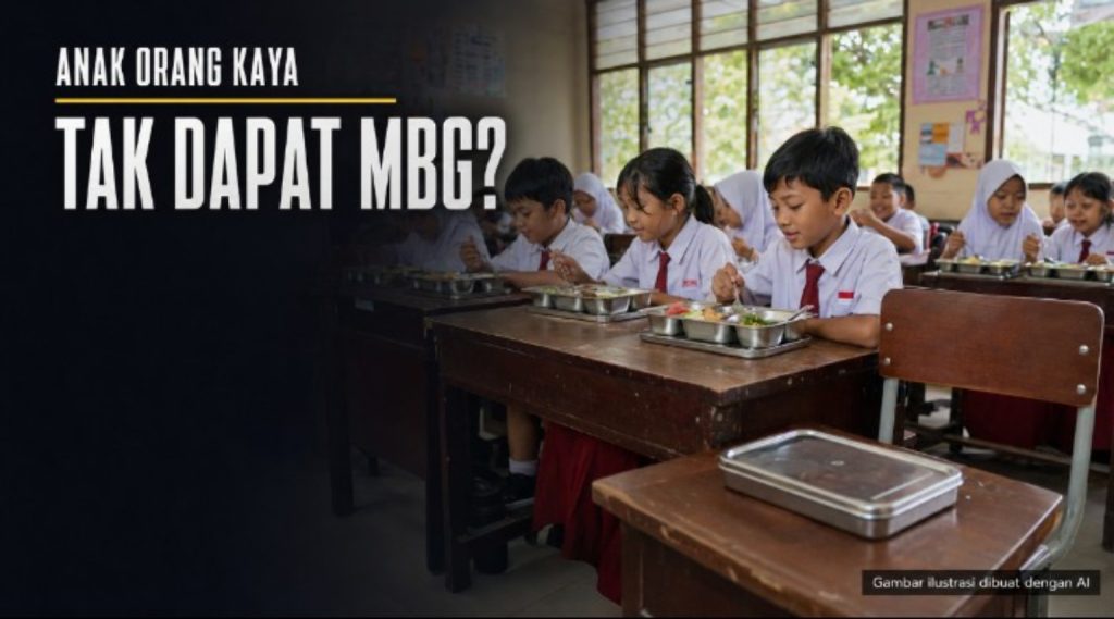 anak orang kaya tak dapat mbg - berita nasional
