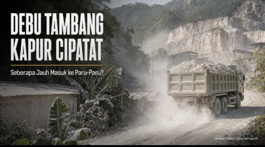 debu tambang kapur cipatat sebarapa jauh masuk ke paru paru - berita jawa barat