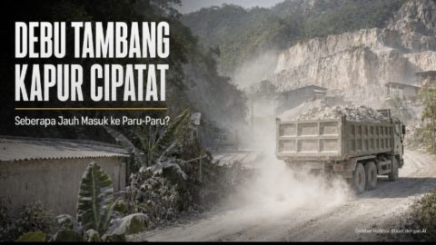 Debu Tambang Kapur Cipatat: Seberapa Jauh Masuk ke Paru-Paru?