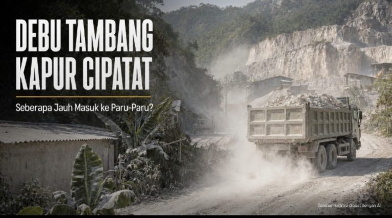 debu tambang kapur cipatat sebarapa jauh masuk ke paru paru - berita jawa barat