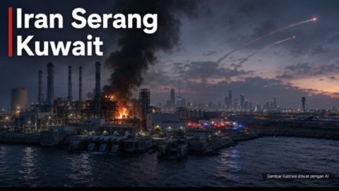 Iran Serang Kuwait 18 Juli 2026: Instalasi Air Terbakar, Operasi Bandara Disetop