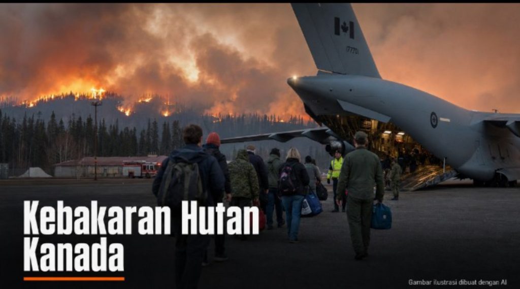kebakaran hutan kanada - berita dunia