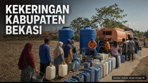 Kekeringan Kabupaten Bekasi Meluas, 13.985 Warga di 9 Desa Terdampak
