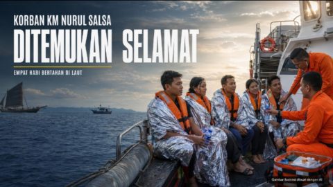 Lima Korban KM Nurul Salsa Ditemukan Selamat Setelah Empat Hari