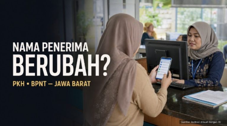 nama penerima PKH dan BPNT berubah