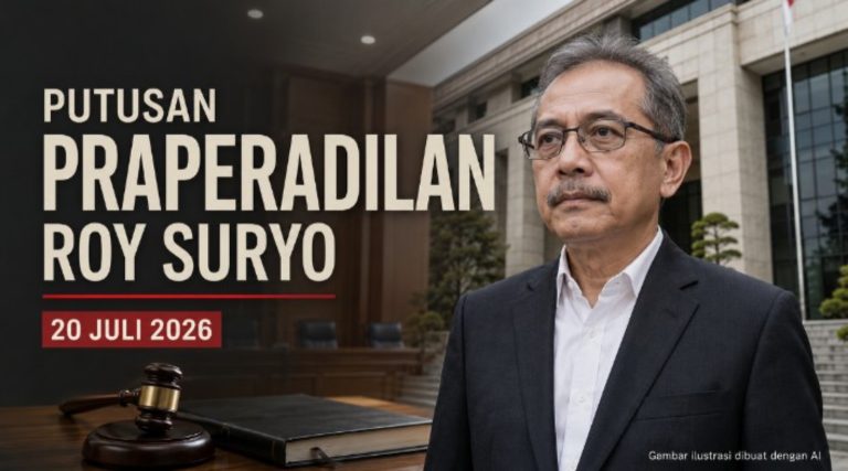 pembacaan putusan praperadilan roy suryo