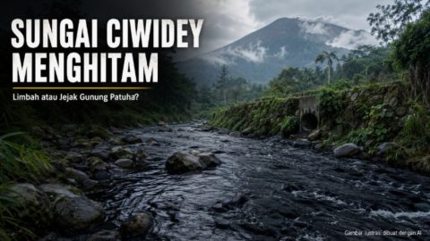 Sungai Ciwidey Menghitam, Limbah atau Jejak Gunung Patuha?